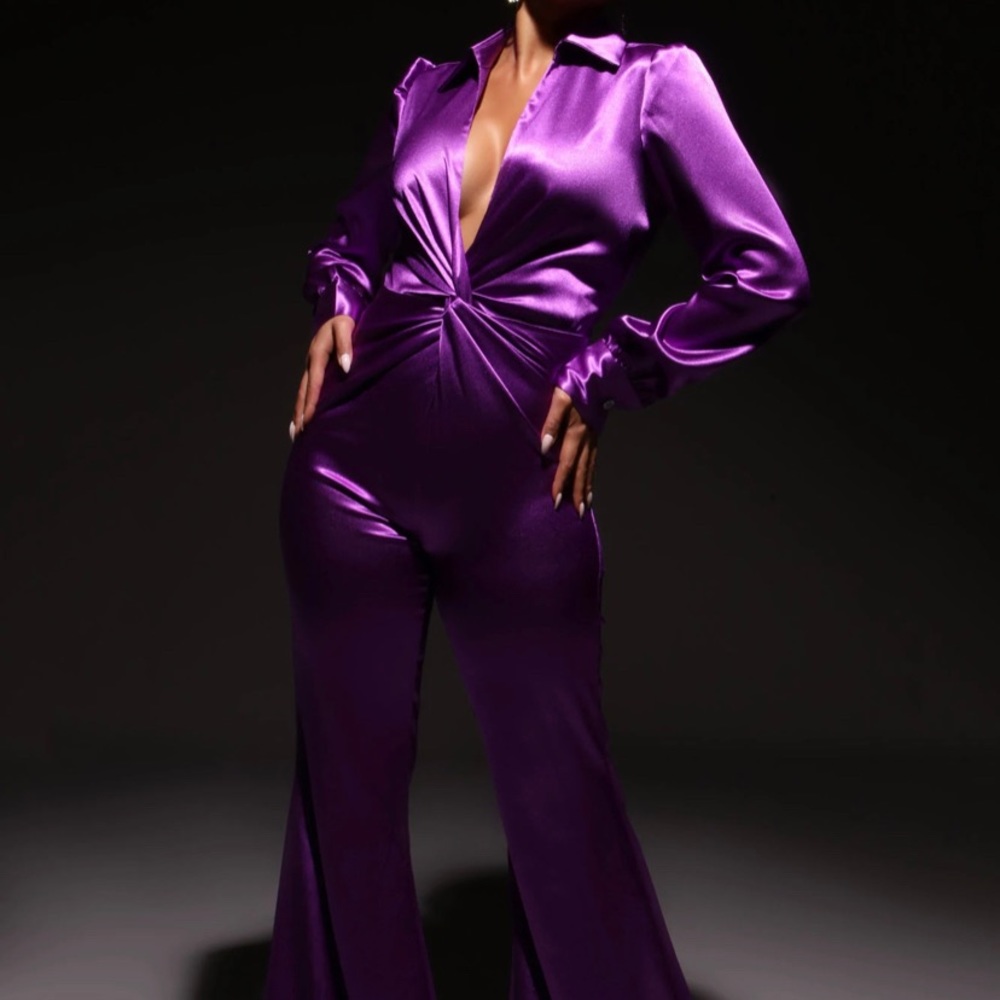 Purple jumpsuit